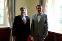 Hejtman Martin Půta navštívil polské velvyslanectví v Praze 
